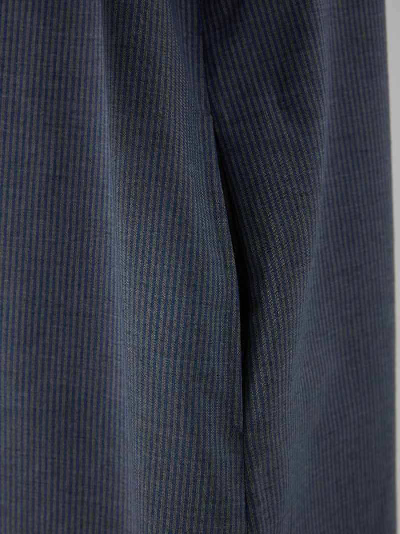 天然素材の持つ素朴な魅力を引き出す、洗練されたパッチワークデザイン　コットンリネン ワンピース　250306-1