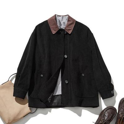 適合各種季節的燈芯絨夾克。 