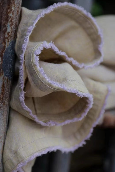 光滑舒適的亞麻褲 100%亞麻 240712-1