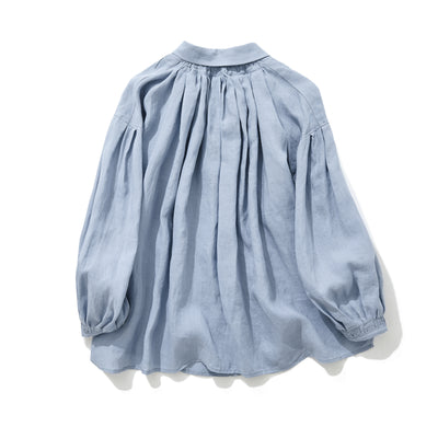 亞麻襯衫 亞麻長袖 220606 可搭配多種服裝