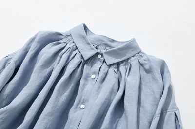 亞麻襯衫 亞麻長袖 220606 可搭配多種服裝