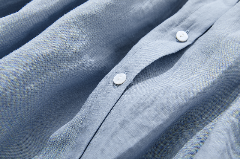 亞麻襯衫 亞麻長袖 220606 可搭配多種服裝