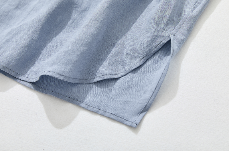 亞麻襯衫 亞麻長袖 220606 可搭配多種服裝