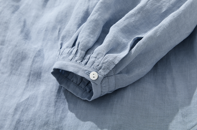 亞麻襯衫 亞麻長袖 220606 可搭配多種服裝