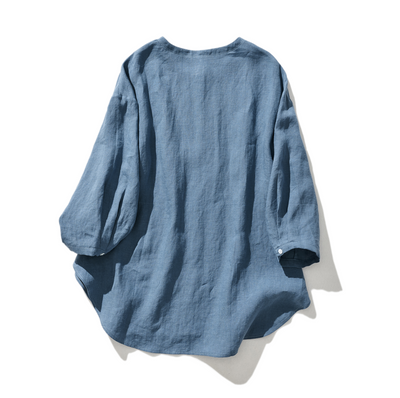 100% 亞麻無色開襟衫，可輕鬆融入您的日常服裝 230506