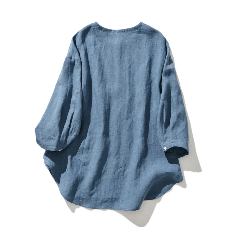 100% 亞麻無色開襟衫，可輕鬆融入您的日常服裝 230506