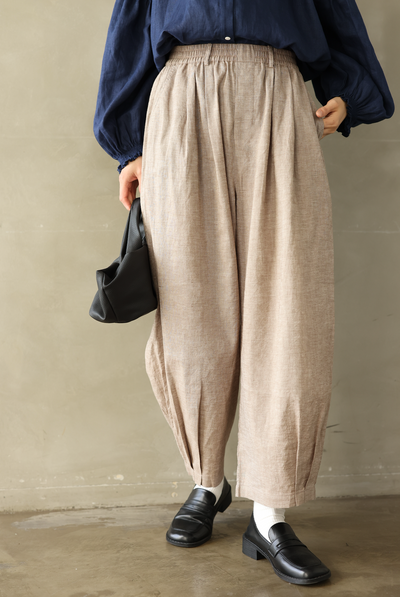 限時10折★輕鬆時尚長褲，讓你的雙腿輕盈靈動 棉麻 240506