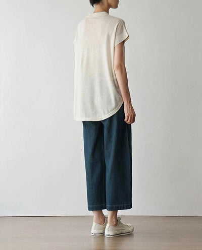 通気性抜群 シワになりにくい 夏用ニットポロシャツ 　半袖ニット 　250611