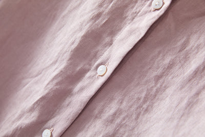 Comfortable linen shirt blouse with 3/4 sleeves for everyday wear (230612)