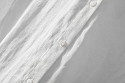 Comfortable linen shirt blouse with 3/4 sleeves for everyday wear (230612)