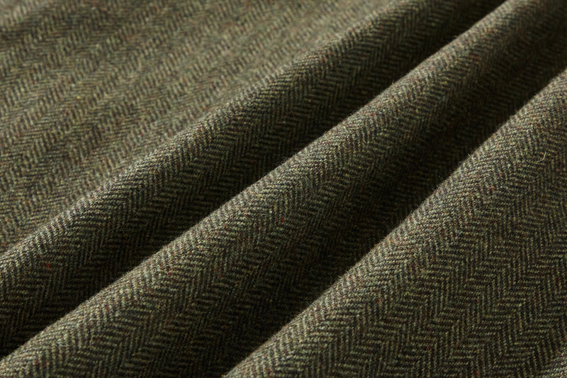 これからの季節の主役アウター　ウール混ヘリンボーン織生地　ブルゾン　コート 　231013