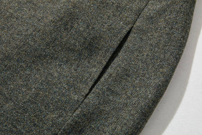 ★New Color★ Popular Vintage-Style Herringbone Fabric Wool Blend Dress, Loose Fit, Lined, 221002-6 