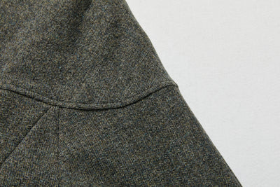 ★New Color★ Popular Vintage-Style Herringbone Fabric Wool Blend Dress, Loose Fit, Lined, 221002-6 