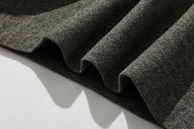 ★New Color★ Popular Vintage-Style Herringbone Fabric Wool Blend Dress, Loose Fit, Lined, 221002-6 