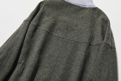 ★New Color★ Popular Vintage-Style Herringbone Fabric Wool Blend Dress, Loose Fit, Lined, 221002-6 