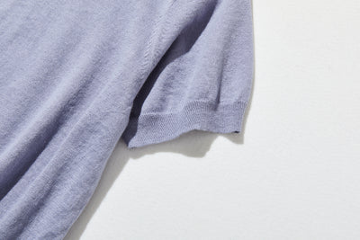 夏の定番に！涼やか着回しニット　リネン コットン半袖トップス　250704
