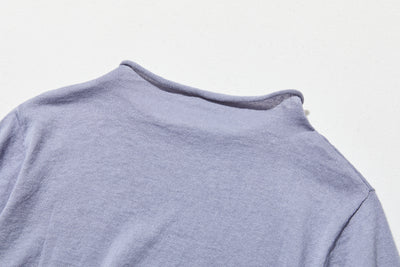 夏の定番に！涼やか着回しニット　リネン コットン半袖トップス　250704