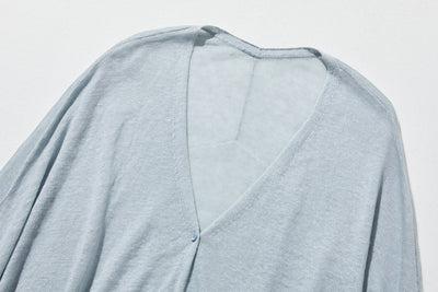 即使在炎熱的季節也能保持涼爽！四分之三袖亞麻開襟衫 防紫外線防曬 240701