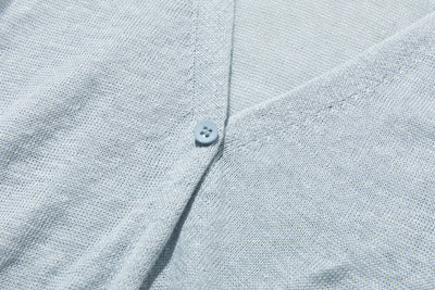 即使在炎熱的季節也能保持涼爽！四分之三袖亞麻開襟衫 防紫外線防曬 240701