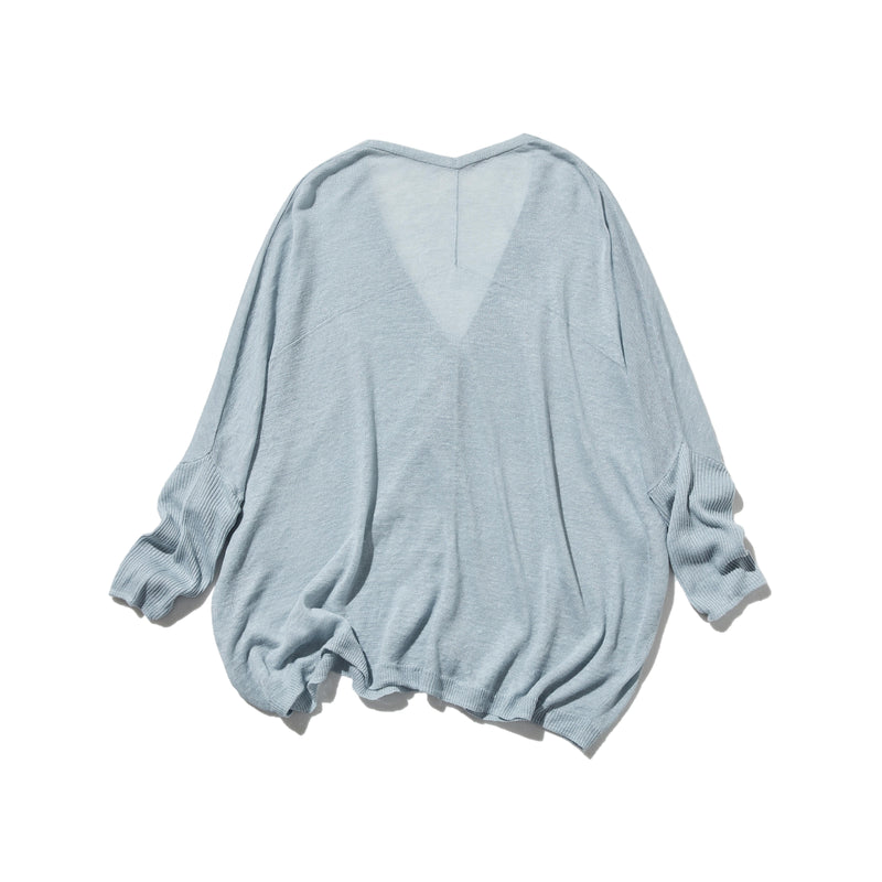 即使在炎熱的季節也能保持涼爽！四分之三袖亞麻開襟衫 防紫外線防曬 240701