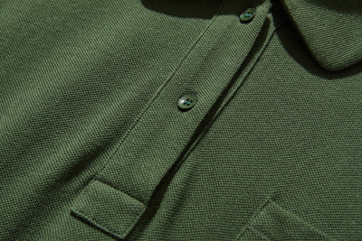 春と夏にぴったり！ ラフで動きやすいポロカラーワンピース　コットン100％　　250303