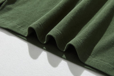 春と夏にぴったり！ ラフで動きやすいポロカラーワンピース　コットン100％　　250303