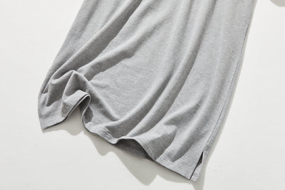 春と夏にぴったり！ ラフで動きやすいポロカラーワンピース　コットン100％　　250303