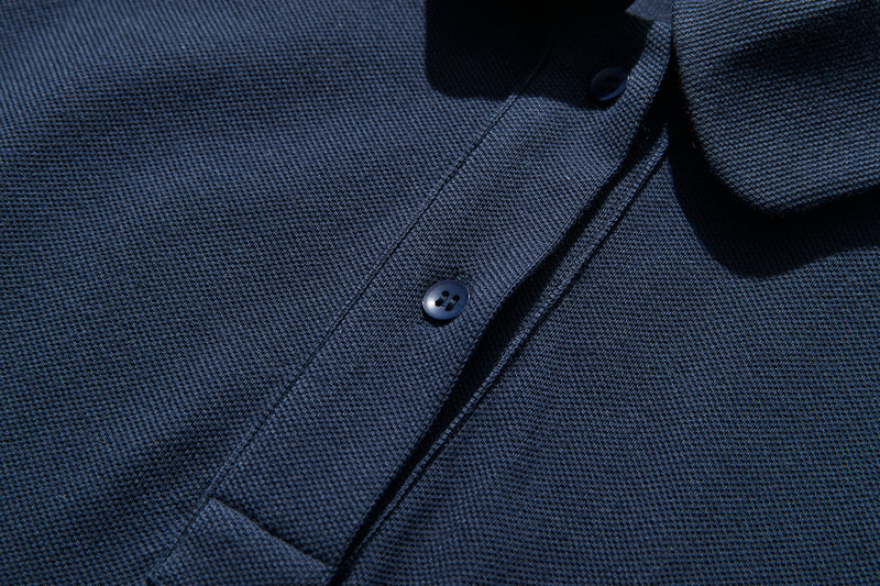 春と夏にぴったり！ ラフで動きやすいポロカラーワンピース　コットン100％　　250303