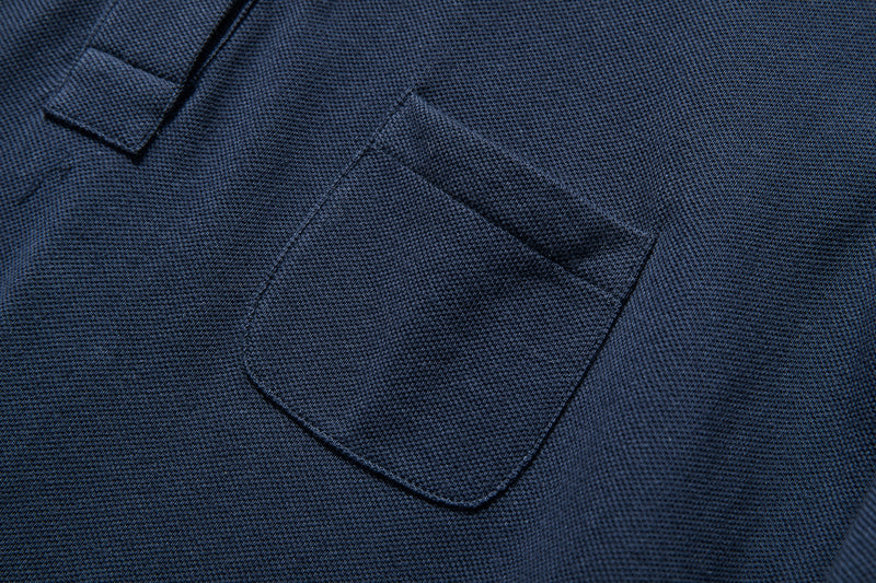 春と夏にぴったり！ ラフで動きやすいポロカラーワンピース　コットン100％　　250303