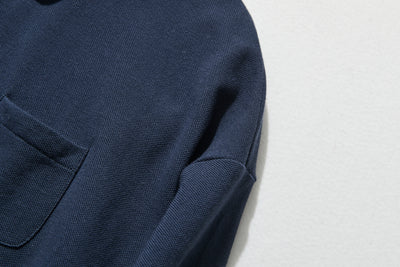 春と夏にぴったり！ ラフで動きやすいポロカラーワンピース　コットン100％　　250303