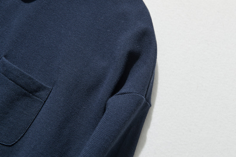 春と夏にぴったり！ ラフで動きやすいポロカラーワンピース　コットン100％　　250303