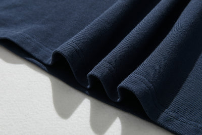 春と夏にぴったり！ ラフで動きやすいポロカラーワンピース　コットン100％　　250303