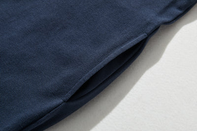 春と夏にぴったり！ ラフで動きやすいポロカラーワンピース　コットン100％　　250303