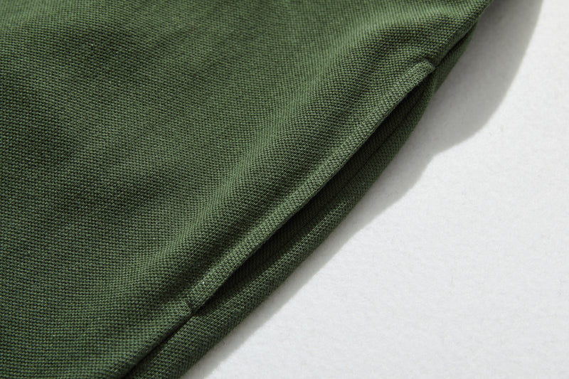 春と夏にぴったり！ ラフで動きやすいポロカラーワンピース　コットン100％　　250303