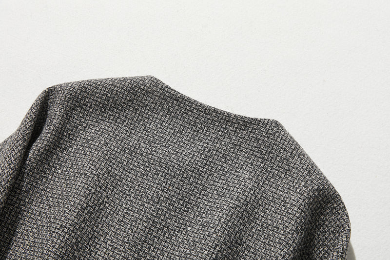 お洒落可愛いを格上げするツイードアウター　ジャケット　ウール混　裏地付き　231207-1