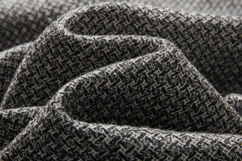 お洒落可愛いを格上げするツイードアウター　ジャケット　ウール混　裏地付き　231207-1