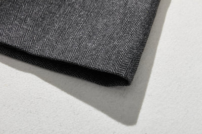 これからの季節の主役アウター　ウール混ヘリンボーン織生地　ブルゾン　コート 　231013