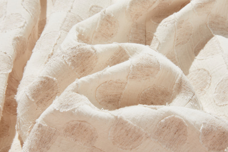 【ヴィンテージモダンなシルエット】コットンリネン素材 バルーンスカート 　ロングスカート　裏地付き　250910-1