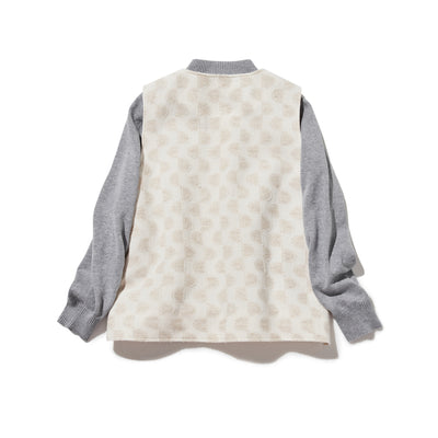 Versatile vest for all seasons: Cotton linen vest with lining (250909-1)