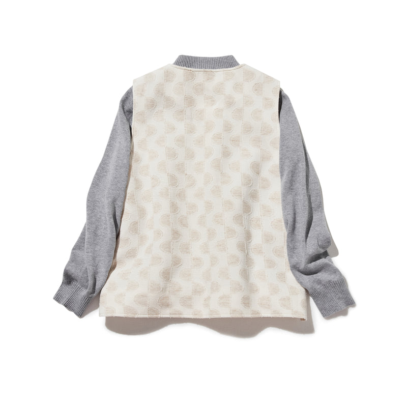 Versatile vest for all seasons: Cotton linen vest with lining (250909-1)