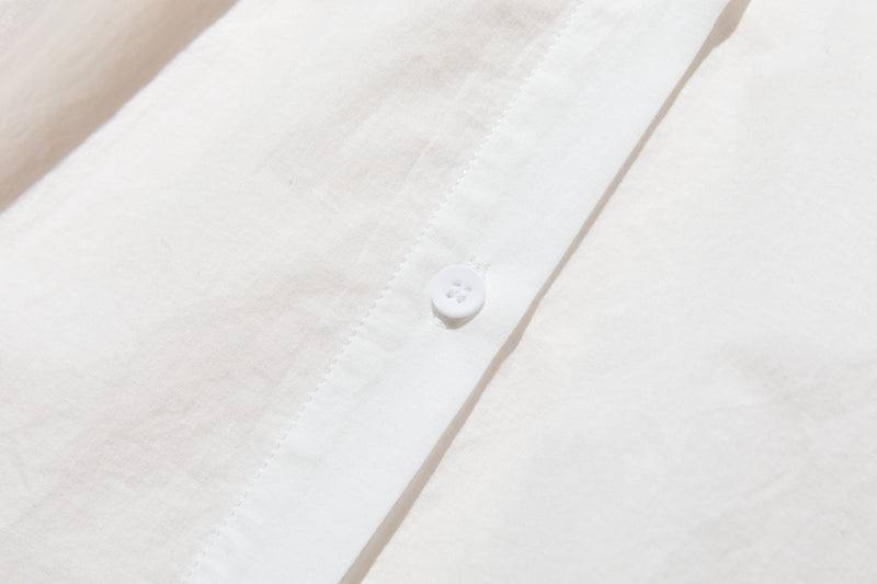 【繊細なスクラップ刺繡が華やか】オールシーズン愛用できる綿素材レースブラウス　前後２way 　250911