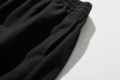 Cotton linen pants with a natural texture and pockets (250202)