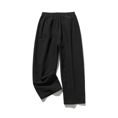 Cotton linen pants with a natural texture and pockets (250202)