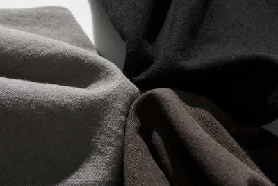 Cotton linen pants with a natural texture and pockets (250202)