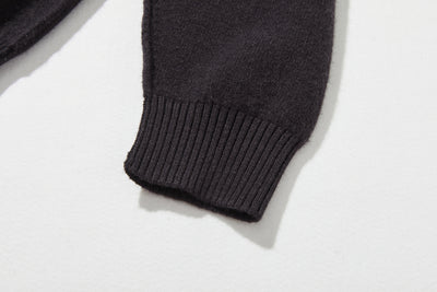 Warm and cozy. Shetland wool oversized sweater, V-neck sweater 251105