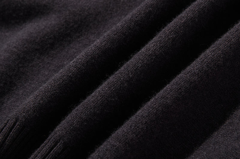 Warm and cozy. Shetland wool oversized sweater, V-neck sweater 251105