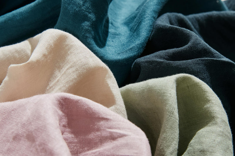 他にないデザイン♪バンドカラリネンシャツ　リネン100％　長袖　　230923