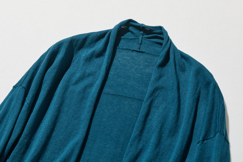 「立体裁断で着やせ！」コットンリネン UV冷房対策 ロングカーディガン 　250601