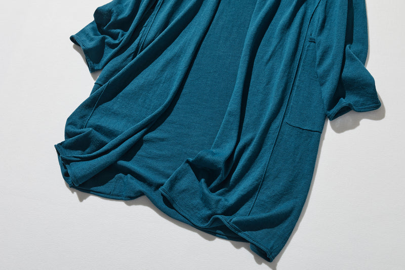 「立体裁断で着やせ！」コットンリネン UV冷房対策 ロングカーディガン 　250601