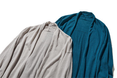 「立体裁断で着やせ！」コットンリネン UV冷房対策 ロングカーディガン 　250601